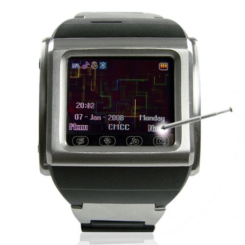 Mind Blowing Cell Phone Watch in Stainless Steel