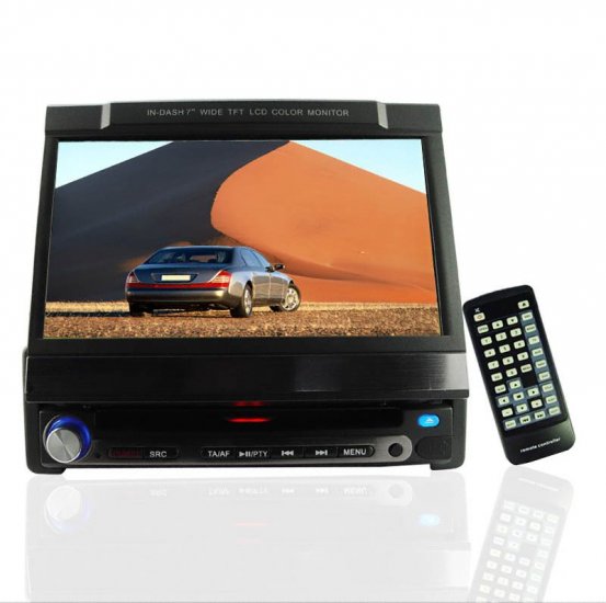 Touch Screen DVD Player - 1-Din 7 Inch TFT Screen -SECAM Tuner