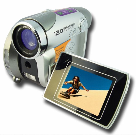 High Resolution Digital Camcorder + Camera - 2.4 Inch TFT Screen