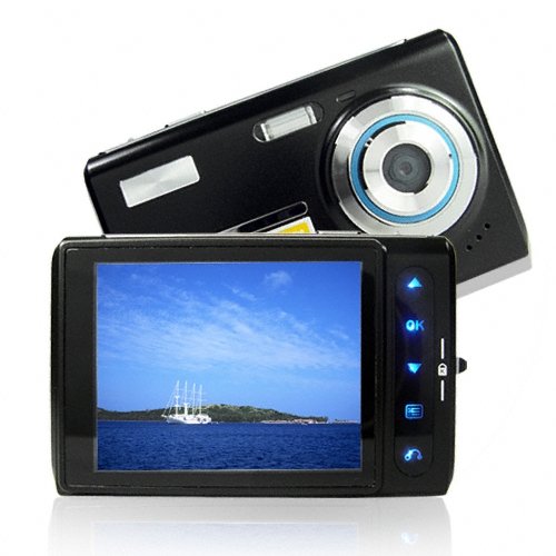 Touch Button Digital Camera - 5.0M Pixel Pictures