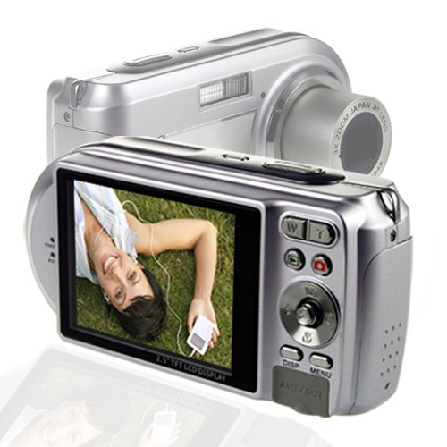 7M Pixel Zoom Digital Camera - 1/2.5 Inch Panasonic Sensor
