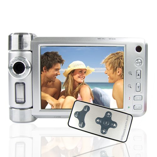 5 MP Swivel Lens Camera with 3 Inch LCD