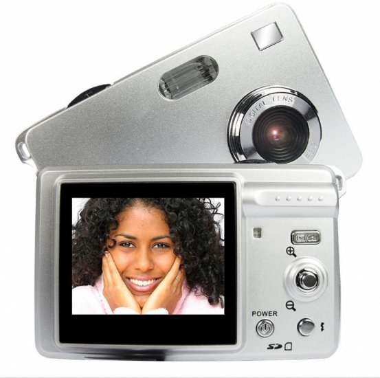CMOS Digital Camera - 5.0M Pixel + Rechargeable Li-ion Battery