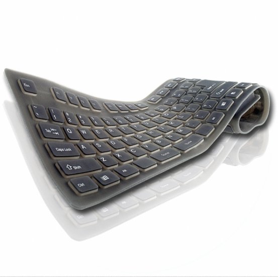 Flexible Silicone Rubber PC Keyboard