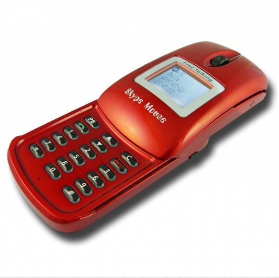 Skype Mouse VOIP Phone - Sliding Cover