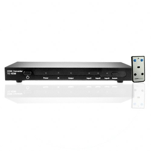 HDMI + Component + DVI 3 into 1 HDMI Home Theatre Switch