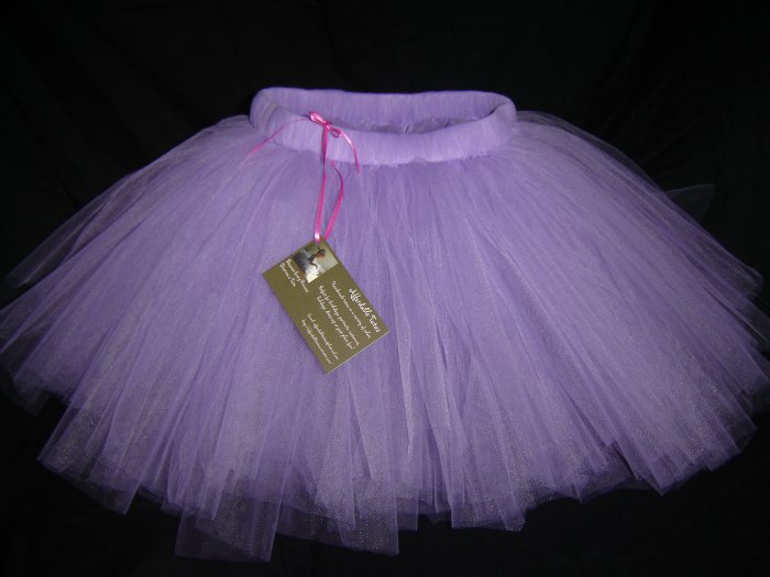 Light Purple 'Pansy' Tutu 0-6M knee