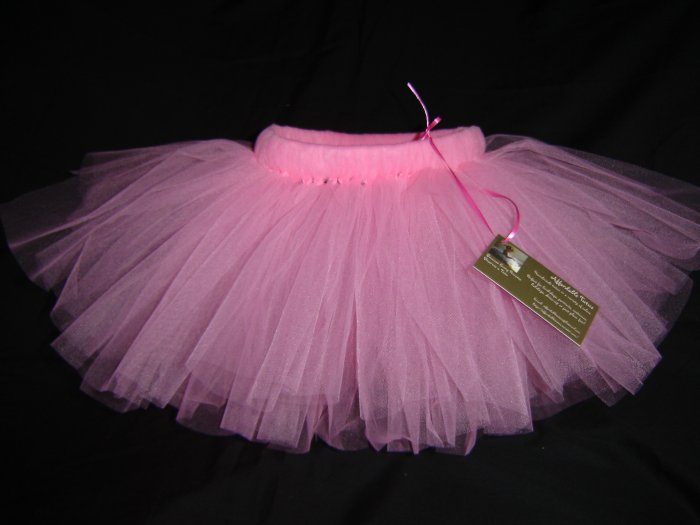 Paris Pink Tutu 0-6M Knee