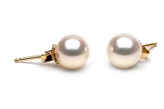 AAA Grade 8 to 9mm FreshWater Pearl Earings