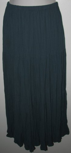 Vintage Yoakum Double D Ranch Long Tiered Southwestern Broomstick Peasant Skirt Size Medium