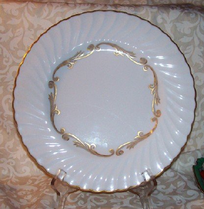 Syracuse Baroque Gray, set of 2 dinner plates
