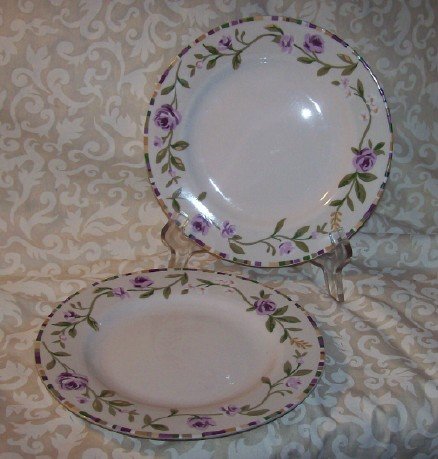 Laura Ashley GRAPEFIELDS (2) Salad Plates