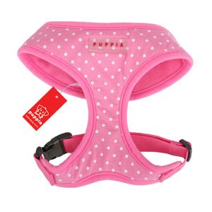 Puppia Dotty Harness Pink