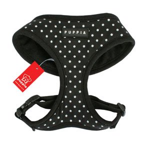 Puppia Dotty Harness - Black