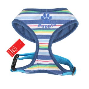 Puppia Harness Rainbow Blue