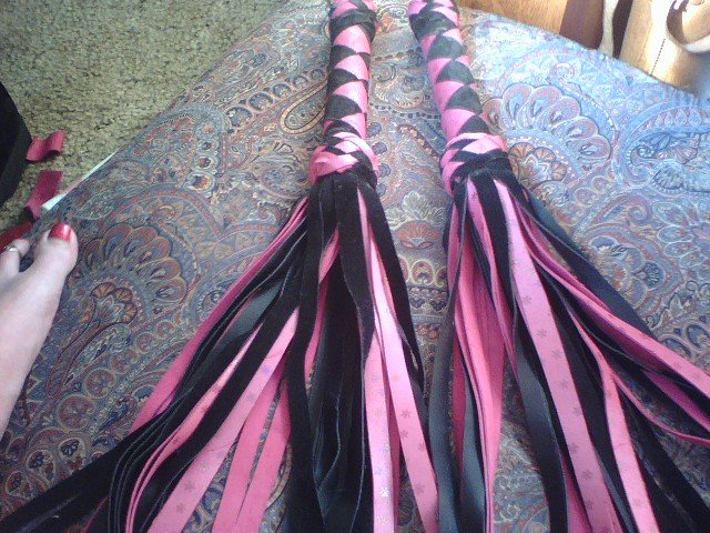 Pink & Black Flogger