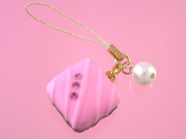 strawberry flavor choco cell strap