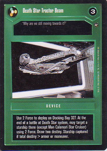 Star Wars CCG 1995 - Death Star Tractor Beam