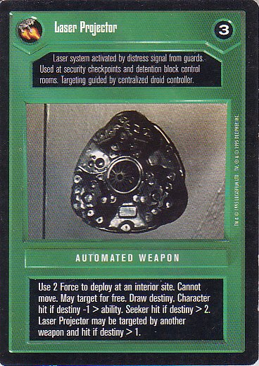 Star Wars CCG 1995 - Laser Projector