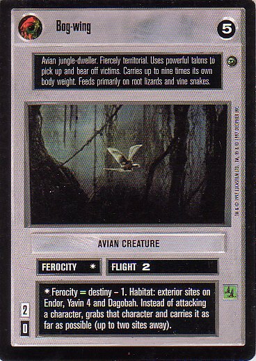 Star Wars CCG 1995 - Bog-wing