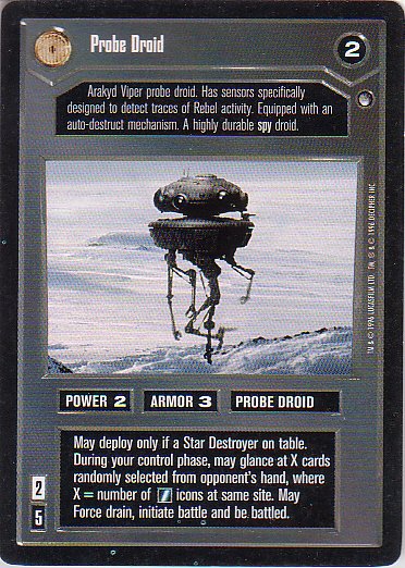 Star Wars CCG 1995 - Probe Droid