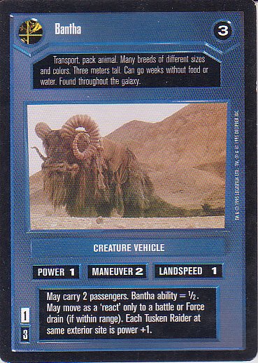 Star Wars CCG 1995 - Bantha