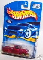 Hot Wheels 2001 La Troca 1st Ed 3/36 #015 Met Red MIP