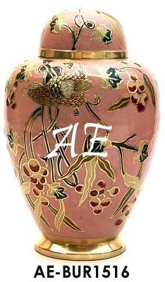 Spirit of Nature Brass Cremation Urn !