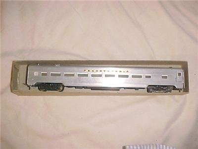 HO Pennsylvania Railroad Aluminum Passenger Coach Old
