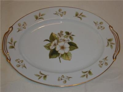 Noritake Dogwood Serving Platter Plate Japan Fine China