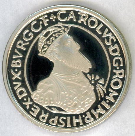 SILVER 1987 (qp) BELGIUM PROOF 5 ECU - LOW MINTAGE AND HIGHLY SOUGHT AFTER !