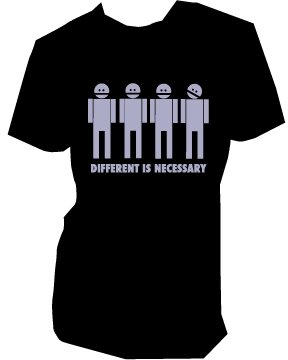 Different is Necessary | unisex | SM - 3XL (please indicate size during checkout)