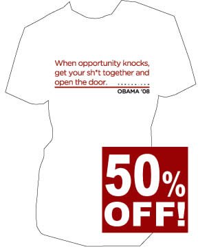 When Opportunity Knocks... | unisex | SM - 3XL (please indicate size during checkout)