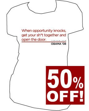 When Opportunity Knocks... | ladies | SM - L (please indicate size during checkout)