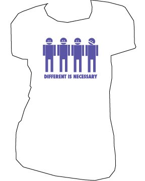 Different is Necessary | ladies | SM - L (please indicate size during checkout)