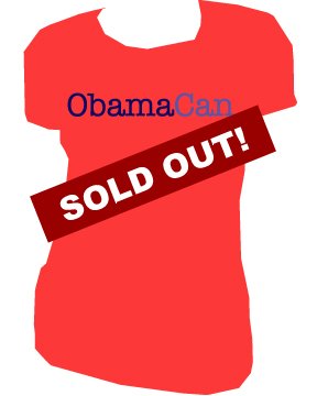 Obama Can | ladies | SM - L (please indicate size during checkout)