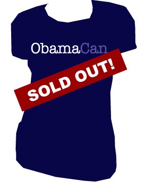 Obama Can | ladies | SM - L (please indicate size during checkout)
