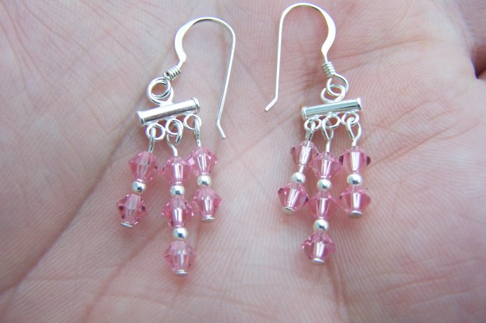 Pink Rain Earrings