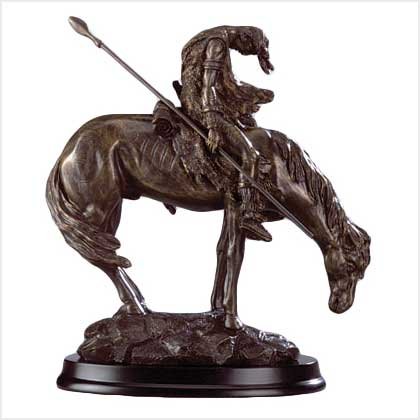 BRONZE "THE END OF THE TRAIL"-ITEM #31044