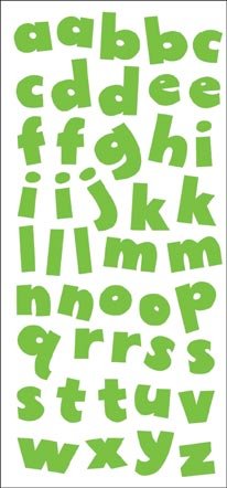 Me & My Big Ideas Green Block Lowercase Letters