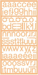 Crazy Life by Heidi Swapp Elementary Plastic Letters