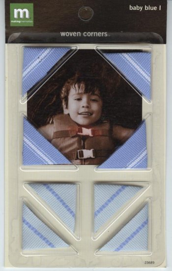 Making Memories Baby Blue I Woven Corners
