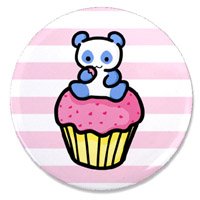 Pandacake Pocket Mirror