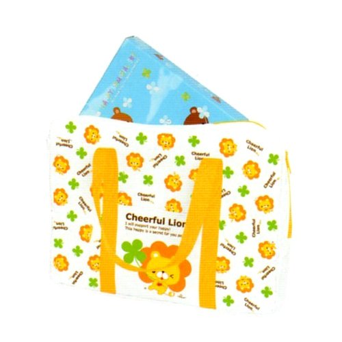 Kamio Cheerful Lion Soft Nylon Briefcase