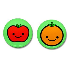 Happy Fruit Mini Buttons Set of 2