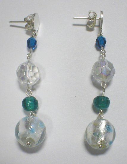 aretes murano pecas