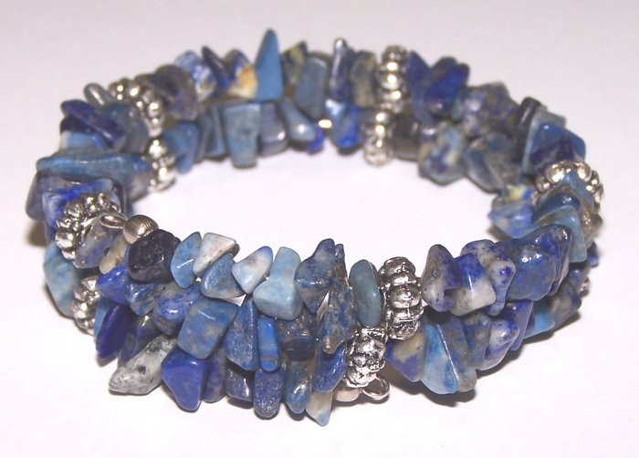 pulsera lapislazuli 3 vueltas