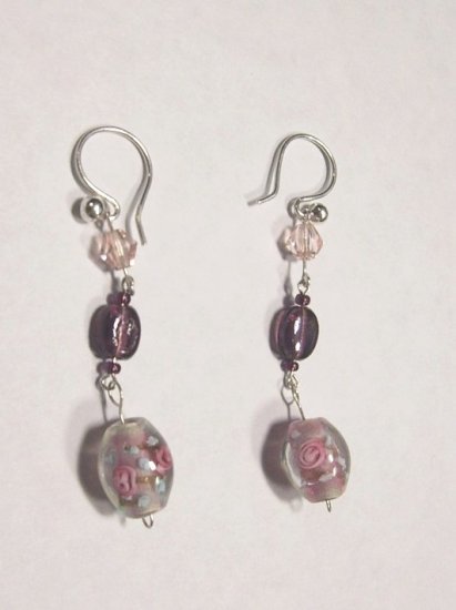 aretes rosas