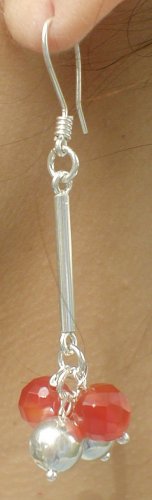 aretes agata facetada