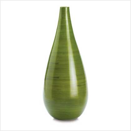 SPUN BAMBOO VASE